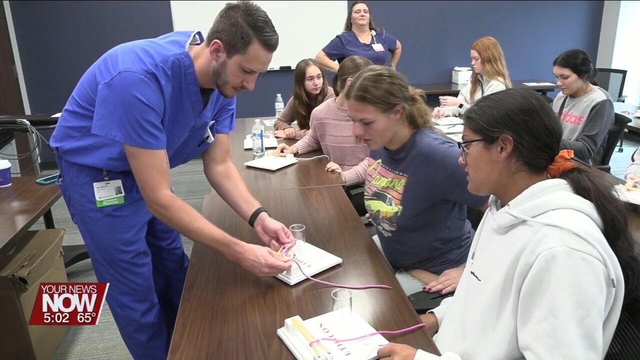 High schoolers get a hands-on look into medical field careers